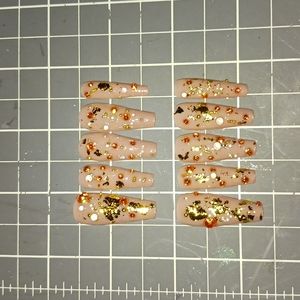 Custom glue on nails